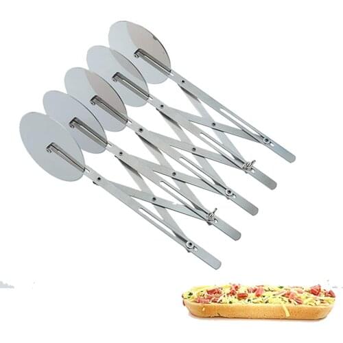 3/5/7 Wheel Pastry Cutter Upgraded Large Size Pizza Cutter Stainless Steel Expandable Pastry Knife Baking Cutter Pizza Roller