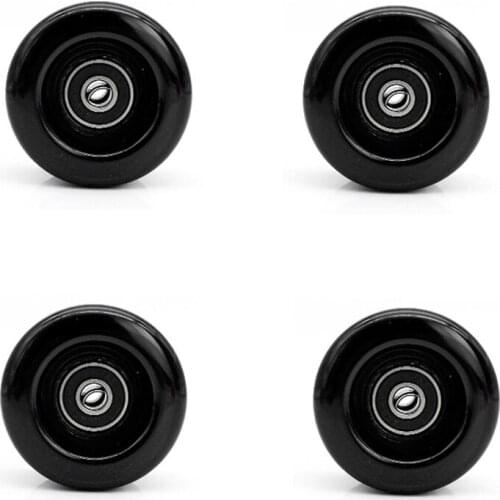 4Pcs Roller Skate Wheels with Bearings for Double Row Skating,Outdoor/Indoor Quad Skates and Skateboard,32mm x 58mm 82A