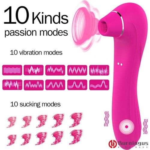Burningus 10 Speeds Dildo Vibrator For Couples Women Sex Toys Female Clit Soft Silicone Anal For Adult Heating Function