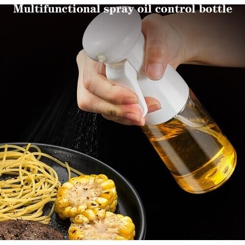 210ml BBQ Baking Olive Oil Spray Bottle Oil Vinegar Spray Bottles Water Pump Gravy Boats Grill BBQ Sprayer Kitchen Tools Salad