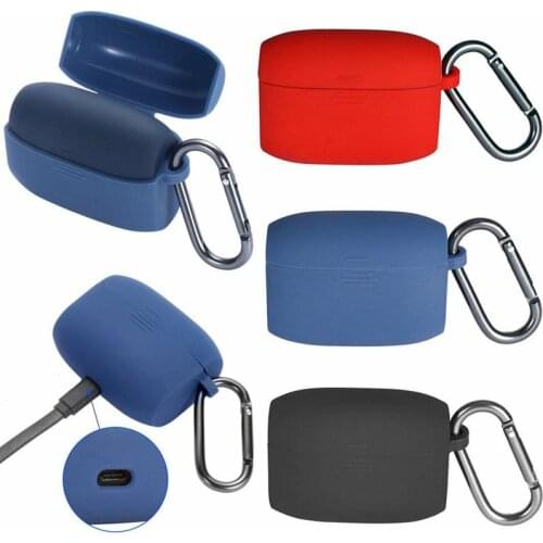 1PC Portable Protective Case Cover For Jabra Elite Active 65t Soft Silicone Full Protective Cover Earphone Cases Cover Pouch