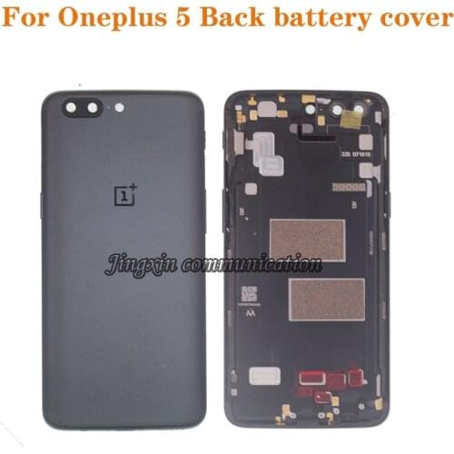 New Original back Battery Cover For Oneplus 5 A5000 5.5'' Cellphone Metal Frame Housing Back Cover mobile phone frame
