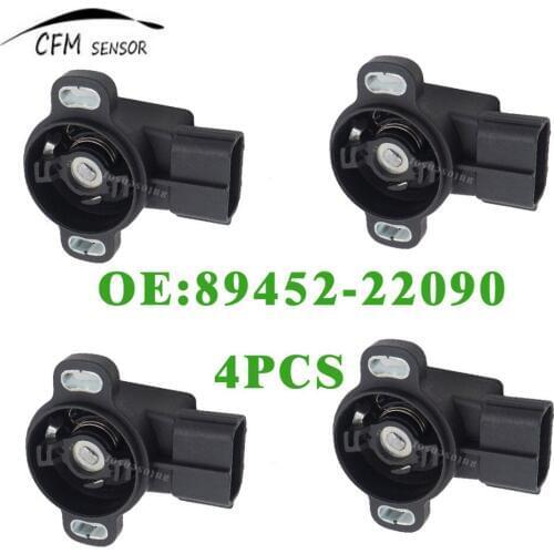 4PCS Throttle Position Sensor TPS 89452-22090 Fits for Lexus LS400 Toyota Camry RAV4 Corolla Celica