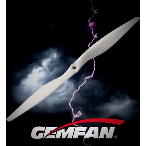 Gemfan 1710 17X10 10inch Glass Fiber Nylon 2-Blade CCW Gray Electric Propeller for RC Airplane Fixed-Wing Aircraft DIY Parts