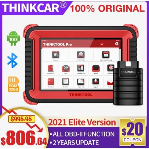 TINKCAR THINKTOOL Pro Full System Diagnosis 28 Reset Services Ugrade Car Diagnostic tool DHL Free Shipping