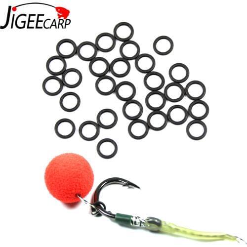 JIGEECARP 100Pcs Carp Fishing Quick Change Rig Ring Combine Rig Pop up Micro Rig Rings Carp Fishing Accessories 2mm 2.5m 3.1mm