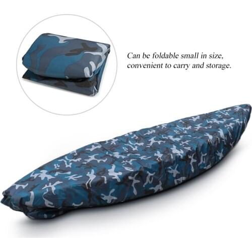 Professional Universal Kayak Cover Universal Waterproof Nylon UV Resistant Dust Kayak Storage Cover Boat Canoe Dust Cover Shield