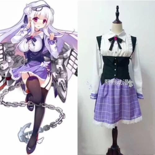 Game Azur Lane HMS Cygnet cosplay costume halloween costumes for performance party women/men adults outfit can custom made