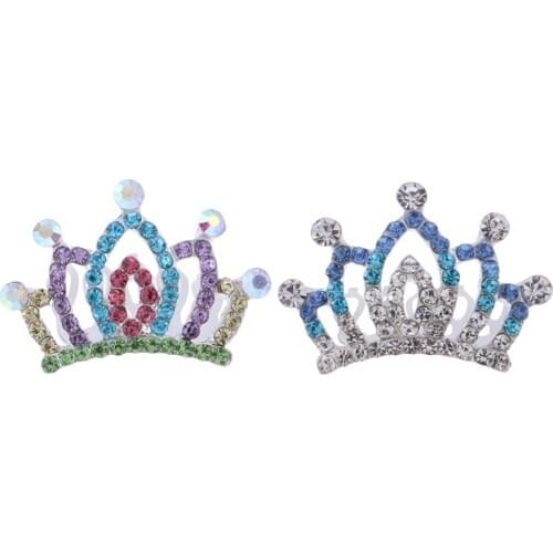 Beautiful Girl Doll Headdress Princess Crystal Mini Tiara Crown For Monster High School Girl Doll Party Outfits Accessory