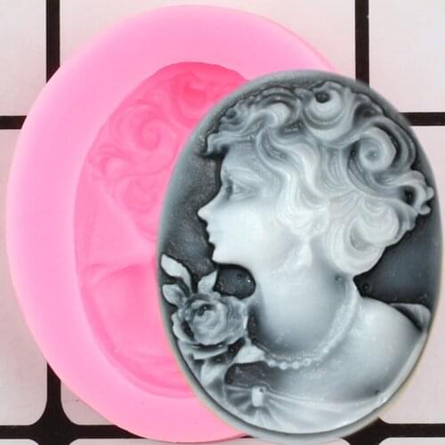 Lady Avatar Silicone Mold Sugarcraft Fondant Cake Decorating Tools Chocolate Gumpaste Moulds Candy Mould Polymer Clay Molds