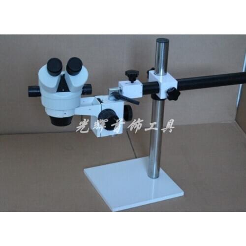 7 x 45 Microscope Set Steel Table Stand Base Jewelry Tools for Diamond Setting