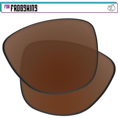 EZReplace Polarized Replacement Lenses for - Oakley Frogskins Sunglasses - Brown