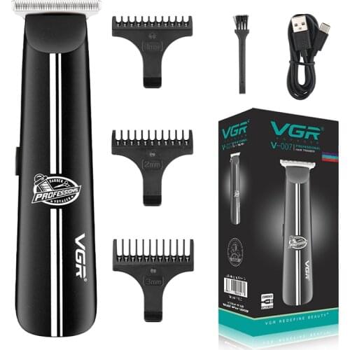 Professional salon rechargable precision T-blade hair trimmer finishing hair clipper electric hair cutter beard trimer