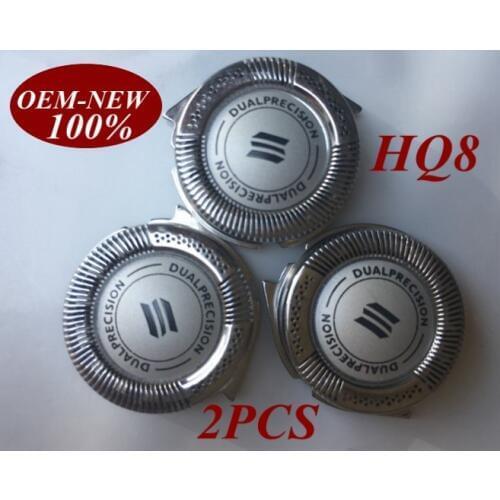 2Pcs HQ8 Replacement Head razor blade for Norelco Philips Shaver HQ7800XL HQ7800XLCC HQ7810XL HQ7812XL HQ7380XL HQ7350XL HQ7345