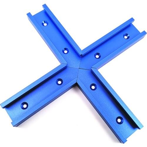 30 Type T-Track Woodworking Tool Track Jig Intersection Chute Aluminum Slot Miter for Electric Circular Saw Flip Table Tools