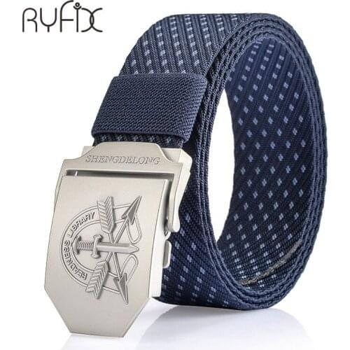 Tactical Belt Military Buckle Belt Training Waistbelt Nylon Belt Men SWAT Army Combat Adjustable Canvas Belt NS31