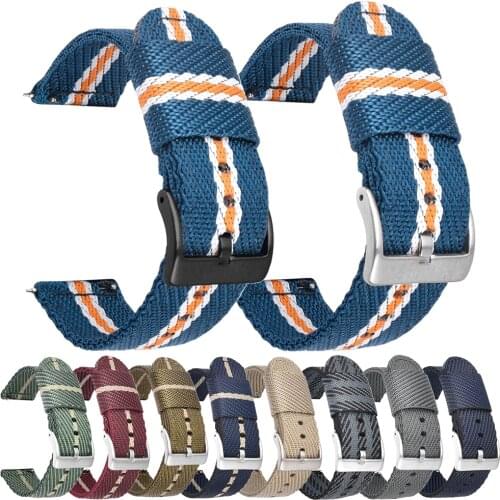 Woven nylon Strap For Huawei watch 3 Pro Band GT 2 46mm 42mm Wristbands For HONOR MagicWatch 2/GS Pro/ES Replacement Watchband