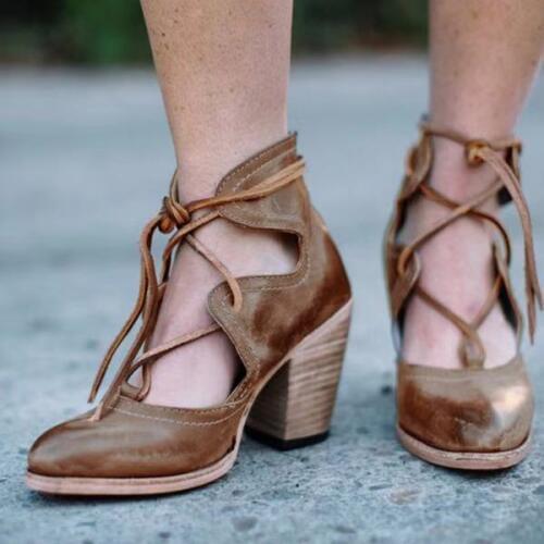 Age season new ladies boots high fashion with thick with lace-up shoes of 40-43 single shoes