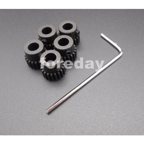 10PCS X 20T Steel Metal Gear Alloy 0.5 Modulus Teeth=20 Aperture: 5mm DIY Accessorie For 775 motor shaft ONE LOT=10PCS *FD319X10