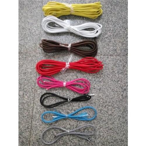 20 m/a lot of 2 nuclear power cable cable power cord knitting textile fabric silk braided wire cable cloth vintage cable