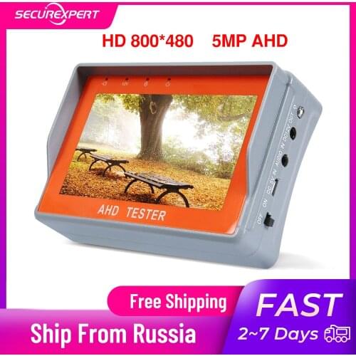5inch Mini AHD Monitor Video surveillance monitor for camera tester cctv ahd monitor for cctv Analog tester video camera tester
