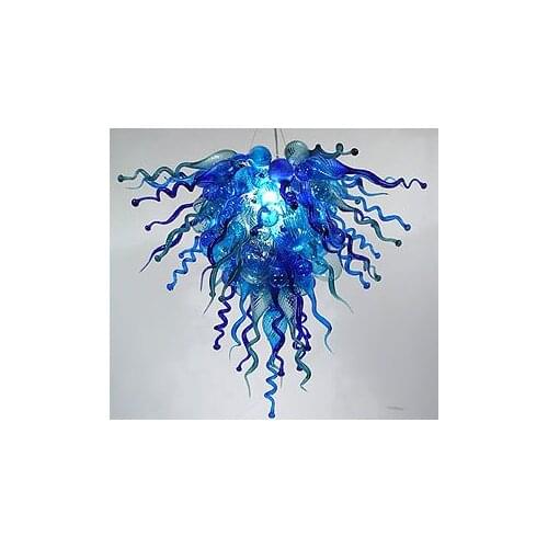 Free Shipping Beautiful Luxurious Flower Chandelier Hand Blown Murano Glass for Living Room