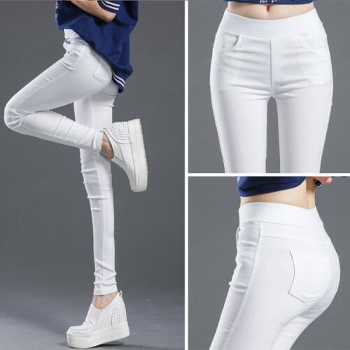 2020new High Waist Pencil Womans Pants Autumn Black Leggings Elastic Trousers for Women Female Fashion Clothes Woman