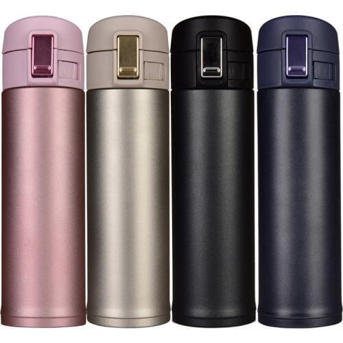 4 Colors Stainless Steel Vacuum Cup Garrafa Termica Thermos Thermo Mug Travel Thermocup Coffee Mugs Water Bottle Home Kitchen