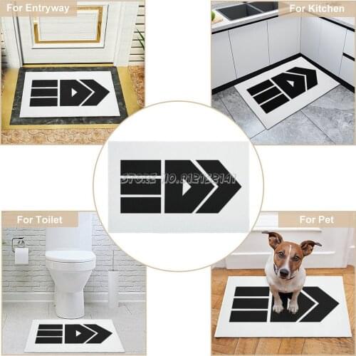 Splatoon Takoroka Black Logo Doormat Anti-slip Door Mats Bedroom Living Room Carpets Absorbent Floor Area Rugs Splatoon 2 Splato