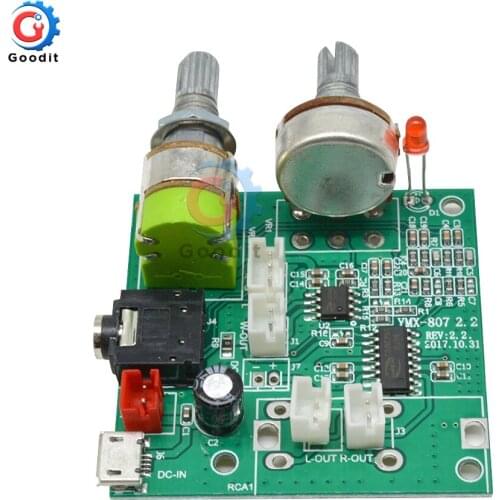 DC 5V 20W 2.1 Dual Channel 3D Surround Digital Stereo Class D Amplifier AMP Board Module For Arduino With Wires