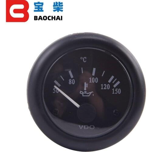 12V 24V Diesel Generator VDO Oil Temperature Gauge Water Temperature Gauge Oil Pressure GaugeEngines Genset Meter Parts
