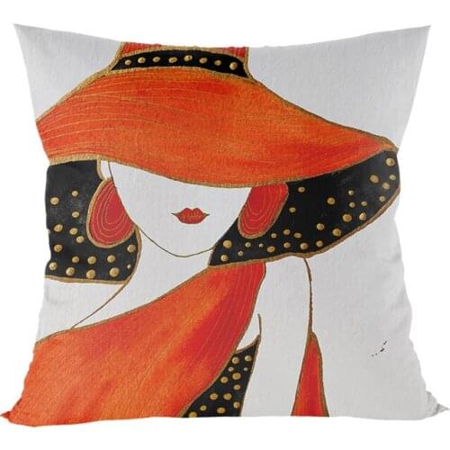 Home Linen Hugging Pillowcase Nordic Simple Office Cushion Sofa Bedside Cushion Cover Hugging Pillowcase