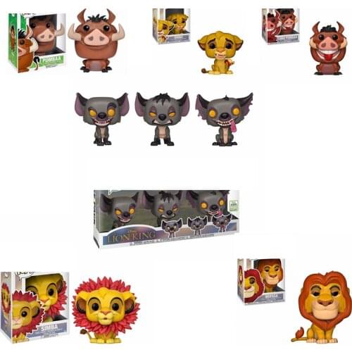 FUNKO POP Disney Cartoon Movie The Lion King Simba 302# Vinyl Action Figure Collected Model toys for Children Christmas Gift