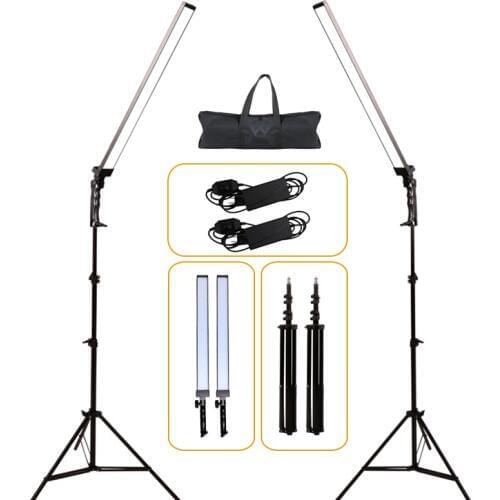 GSKAIWEN Professional Dimmable Photography Light Studio Phone Video LED Lighting Lamp With Tripod Stand For Camera Shooting