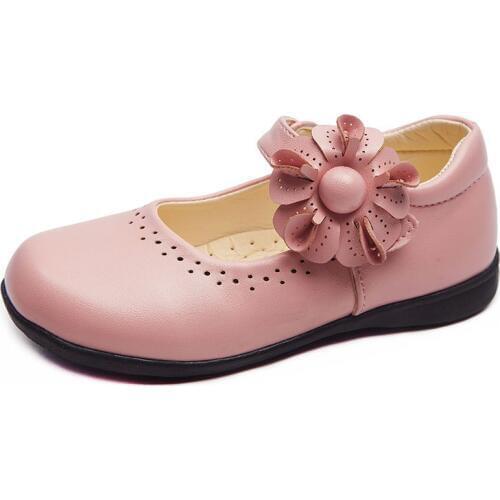 Fashion Flowers 3 4-9 10 11 12 Year Girl Party Shoe Princess Kids School Leather Shoes For Little Girls Dress Child Wedding Shoe