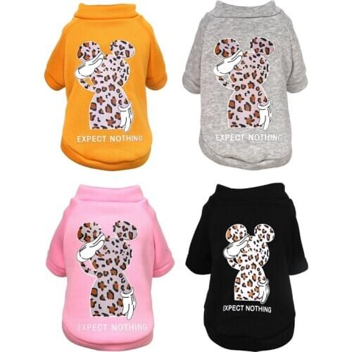 Autumn Winter Cozy Fleece Pet Dog Clothes for Small Dogs Puppy Hoodie Chihuahua Yorkies Cartoon Costume Ropa Perro 20A