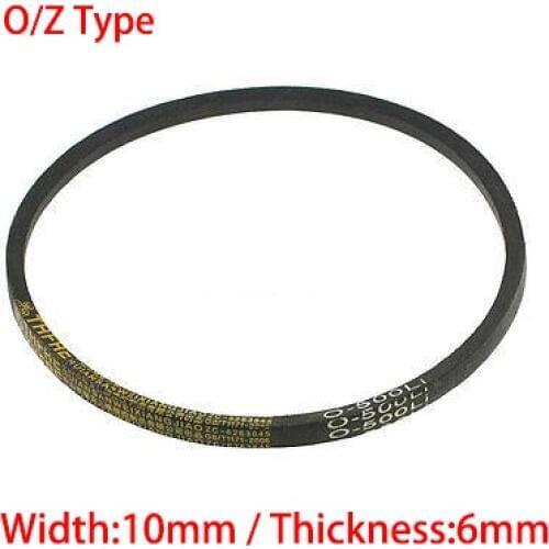 Z/O Type 737 750 762 10mm Width 6mm Thickness Rubber Groove Cogged Machine Drive Transmission Band Wedge Rope Vee V Timing Belt