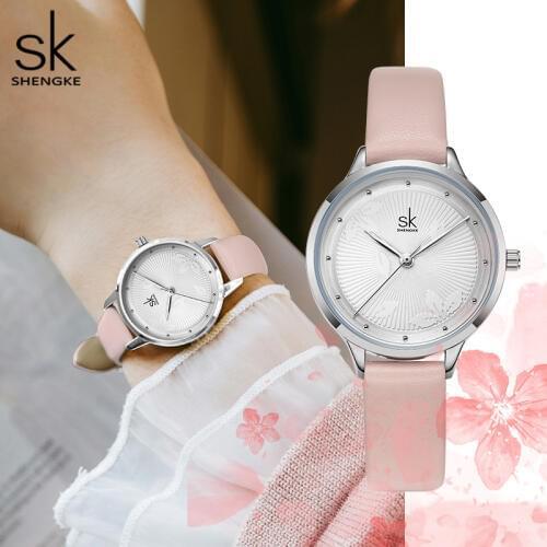 RUNAYICA Ladies Watch With Leather Strap