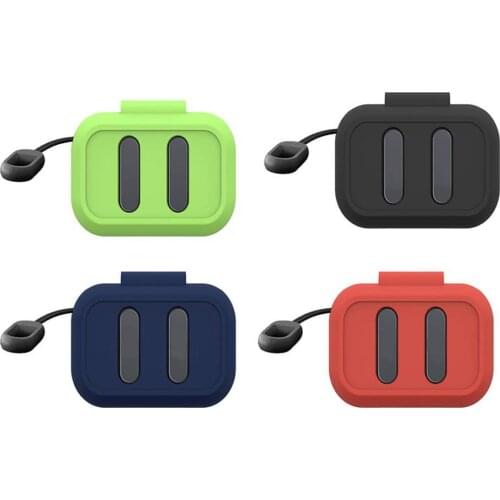 Silicone Earphone Cases Shockproof Protective Cover For Skullcandy Dime Wireless Headset Anti Slip Shell With Hook Accessories