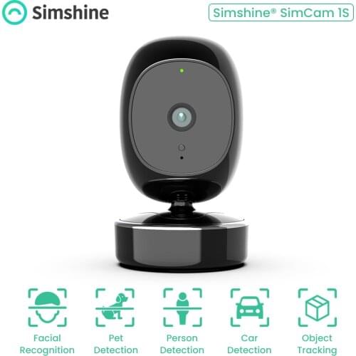 Simshine 2MP Wireless IP Camera Wifi 5Ghz Facial Recognition Infrared Night Vision Indoor Home Surveillance Security CCTV Camera