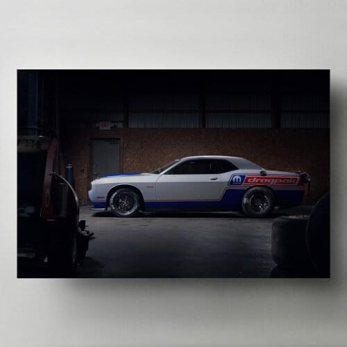 Modern Canvas Paintings Wall Art Picture Tuning Dodge Challenger Muscle Car Posters HD Print for Living Room Decor