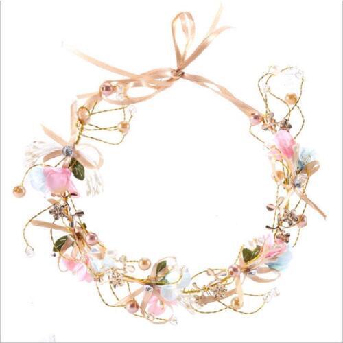 Bridal wreath House of Flora Handmade bow Korean maid of honor children Wedding Garland Bridal Jewelry