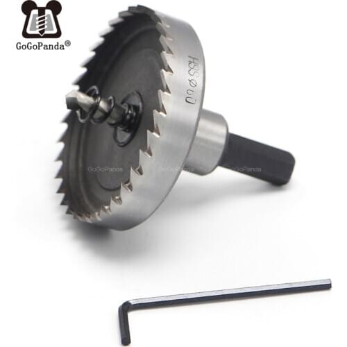 Free shipping 14-80mm Core Drill Bit Metal Hole Saw High Speed Steel for HSS Stainless Steel 1 Piece