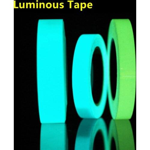 1m Luminous Tape Self Adhesive Glow In The Dark Stickers Stage Luminous Fluorescent Tape Warning Stickers Diary Decor Home Decor