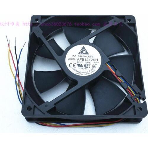 Brand new DELTA 12025 12CM 4PIN AFB1212SH 12V 0.80A cooling fan