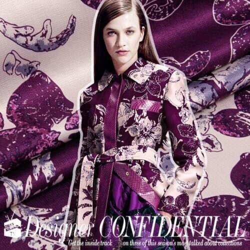 145cm wide beautiful purple silk linen cotton spring dress clothes fabric retail and wholesale fabric