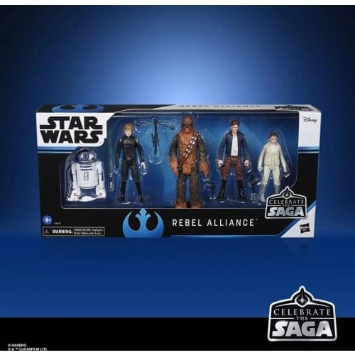 SW Wars Vintage Luke Solo Leia Chewy R2D2 5-pack 3.75 Boxed Action Figure