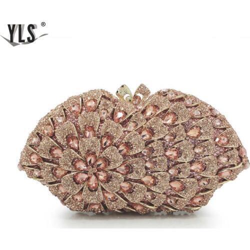 Yilongsheng Women's Silver Clutches