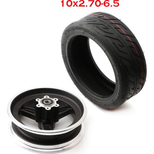 10x2.7-6.5 vacuum tire 10 inch electric scooter run-flat tire durable parts replacement