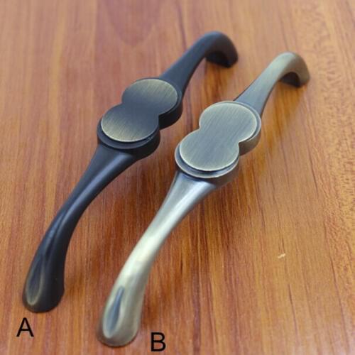 128mm black antique brass kitchen cabinet dresser door handles 5" vintage bronze cupboard bookcase darwer pull knob retro style